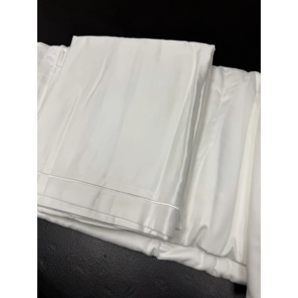 Hotel Collection 525 TC Egyptian Cotton FULL / QUEEN Duvet + 2 Shams White